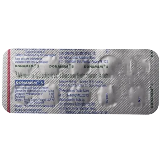 donamem 5mg tablet 10's